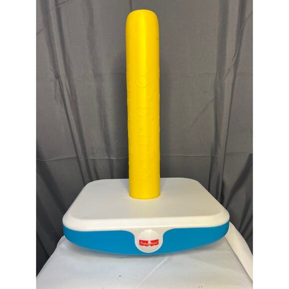 Fisher Price Large Rock A Stack, Stacking Ring Toy 6 Plastic Rings 15” Tall - Picture 9 of 9